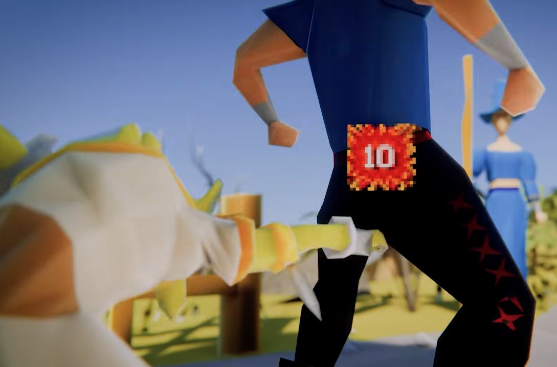 TekuaniOSRS's tweet photo. The cow hitting a 6 and the goblin hitting a 10 makes me assume that every npc is stronger now in Hardcore Worlds, its going to be a blood bath in these worlds https://t.co/vompyh5o7u
