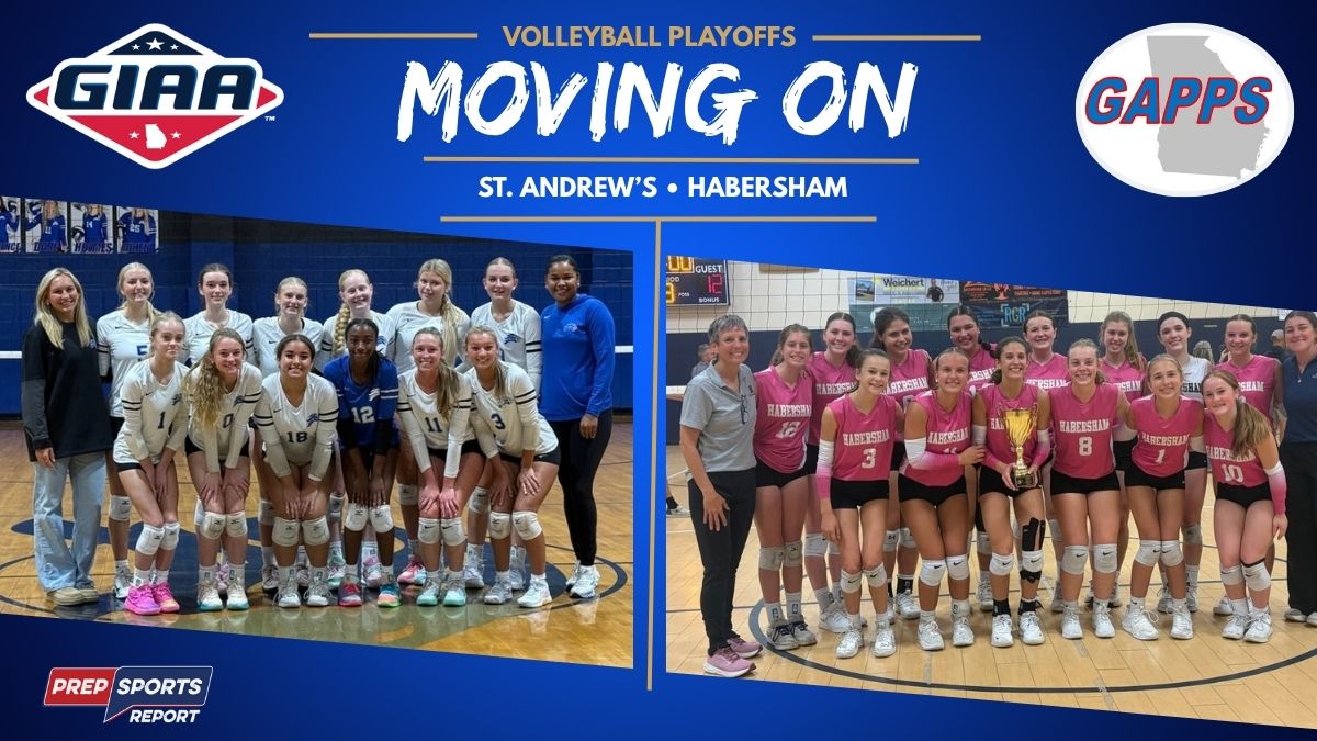 PrepSav's tweet photo. Savannah volleyball still has teams chasing a state title.
🏐 One is headed to the Final Four. Another gets its playoff shot Tuesday.
Get the results and see what’s next: https://t.co/wWgVaSX84v @sassportsinfo @habershampats #GAPPS https://t.co/pQ62GJ2Ora