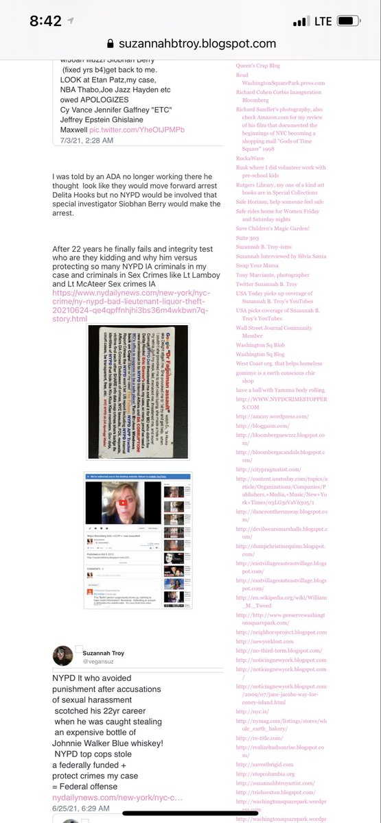 vegansuz's tweet photo. 10/1/12 #patientsafety violated. I didn’t post YouTube until lies gaslighting!False arrest Saturday 10/20/12 unless I drop charges. Ask anyone in law enforcement Motive NYPD john Vergona  false arrest Saturday 4pm +ltr WITHHELD by NYPD Dwyer was he promoted NYPD FBI Task Force? https://t.co/0IldebtqBy