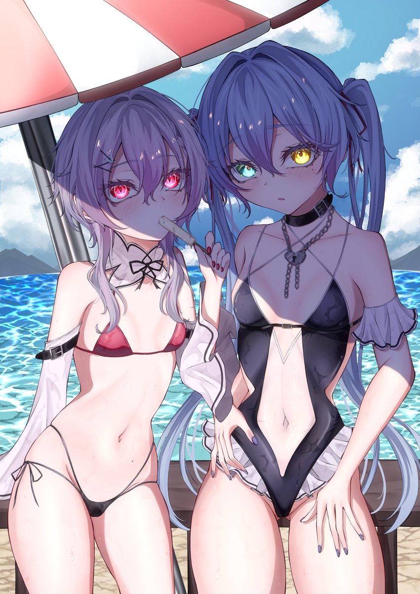 nirakamadesu's tweet photo. 遅れすぎた水着イラスト https://t.co/G9Cvcqw449