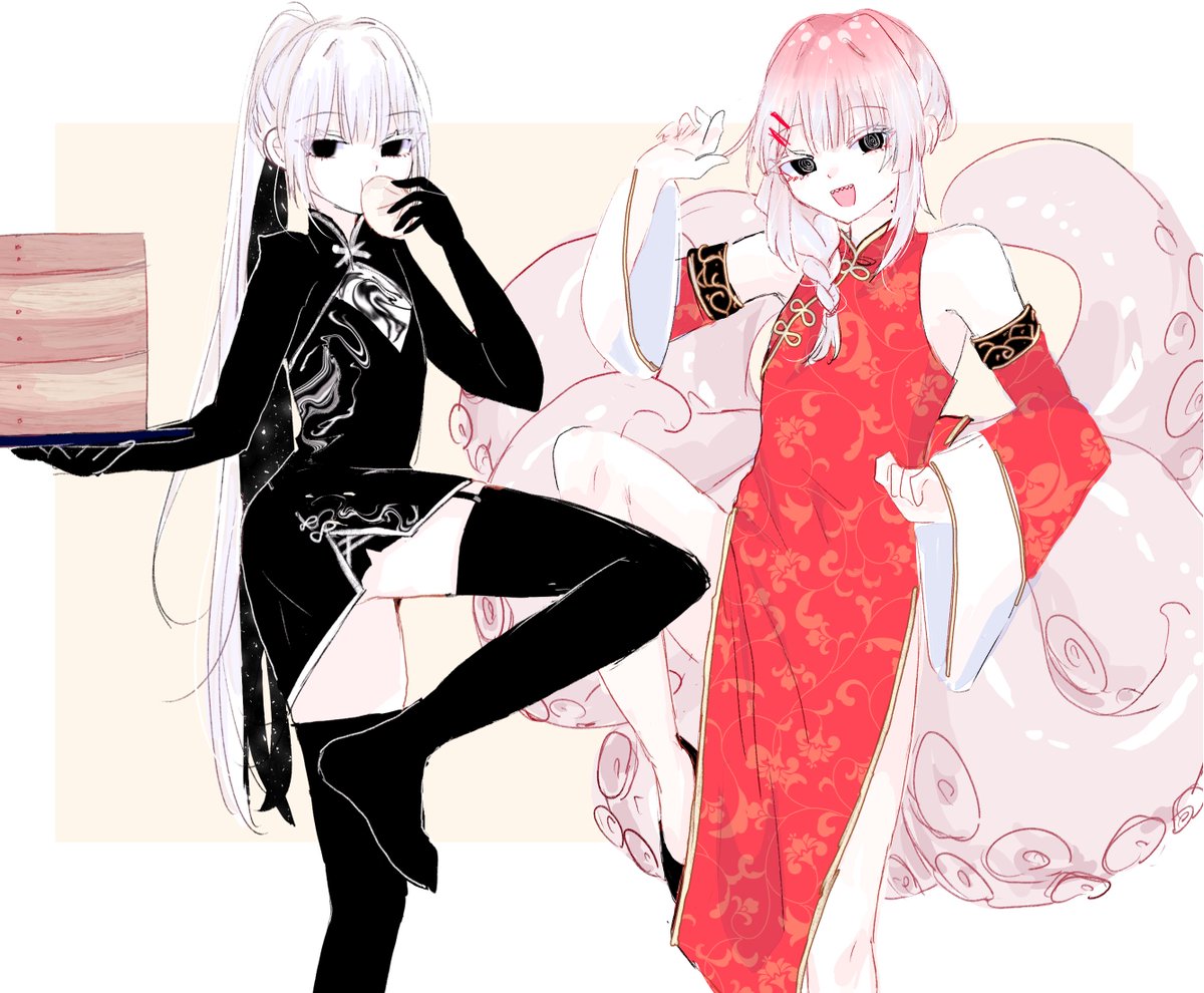 plci_t's tweet photo. チャイナ！
#冥星記録 #ﾏｵﾊﾞｻﾝFA https://t.co/aos0lvu47s