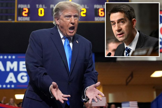 theindicatorpod's tweet photo. Furious Trump doxes Sen. Tom Cotton, releases personal cell number, over bill to end daylight savings

Read more on The indicator : https://t.co/mMYknyW9ay

@indicatorpod https://t.co/gqmSbp3Zt6