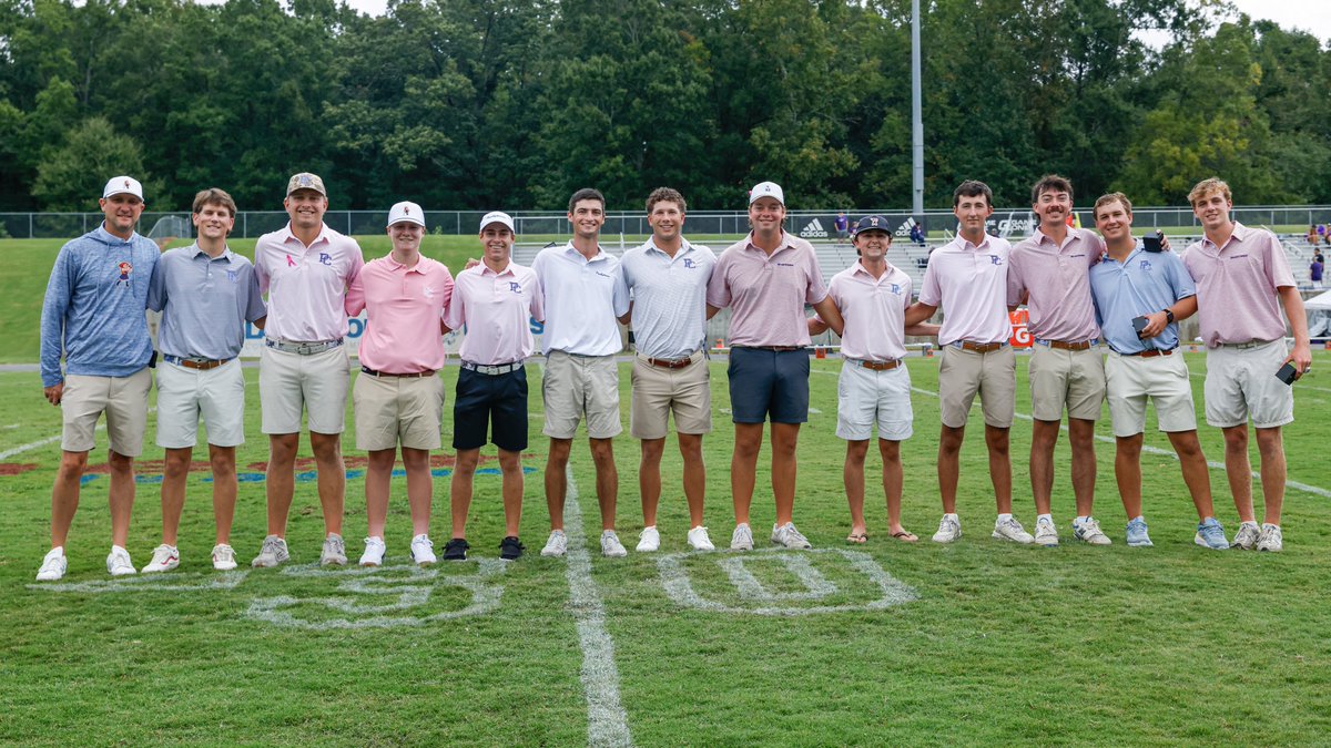 BlueHoseMGolf's tweet photo. 𝐑𝐈𝐍𝐆 𝐒𝐄𝐀𝐒𝐎𝐍!💍🏆

The 2026 Big South Champs got their rings! 💙

The Blue Hose men’s golf team celebrated its historic championship season by receiving their Big South Championship rings during yesterday’s football game. A moment to remember.

#GoBlueHose https://t.co/HlvTR7UvF5