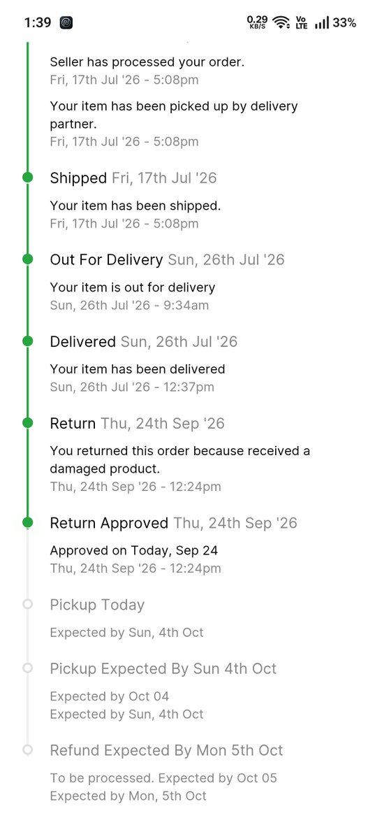 Payal9227's tweet photo. @flipkartsupport Today is 4th oct, still no coordination from any pickup partner. Same drama prevailing from last 2 months. Worst exo from @Flipkart ever. https://t.co/0KzMASpOKf