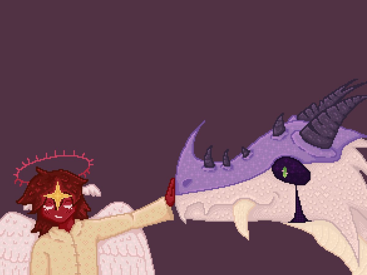 ketchupsanswich's tweet photo. @corestringss soulsona with her dragon gaster design, inspired by that one scene in how to train your dragon!! #corestrings #gaster #deltarune  #pixelart #httyd https://t.co/u6gpxSqJwg