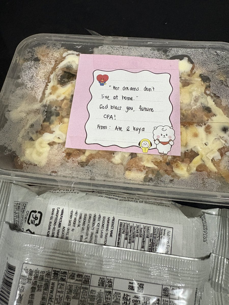 __kaikeishi's tweet photo. grabe tiwala sakin ng pamilya ko, wdym nag send nanaman sila food from province w these notes :( https://t.co/yimYIw4bHh