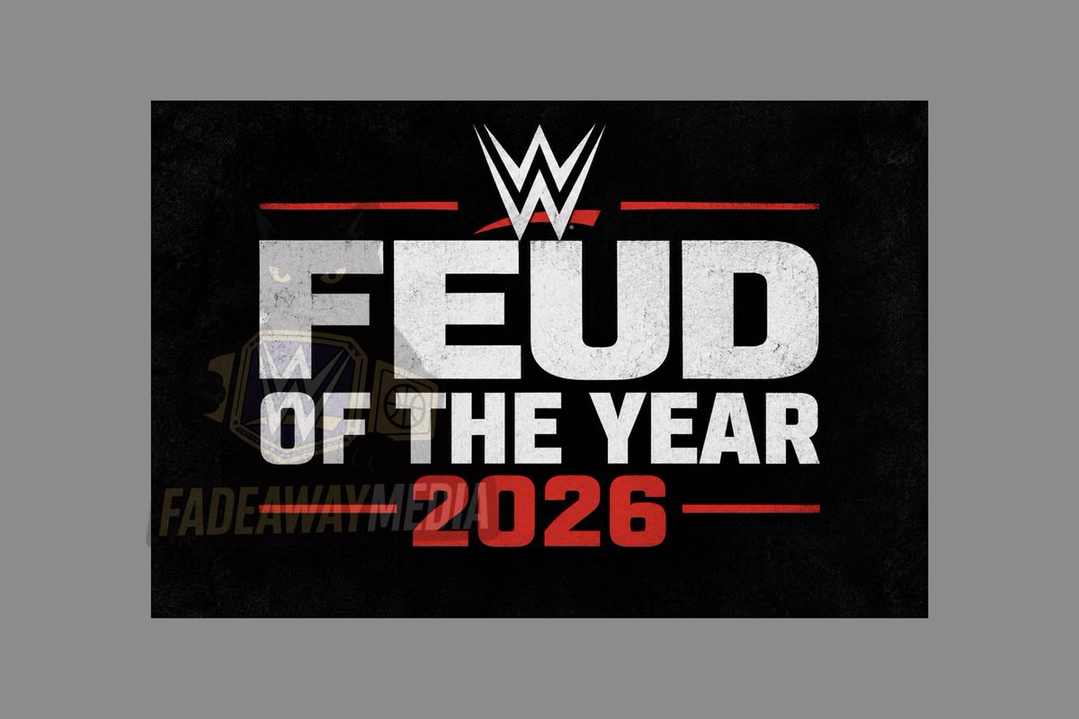 FadeAwayMedia's tweet photo. SINCE THE YEAR IS ALMOST OVER 

WHAT IS YOUR FEUD OF THE YEAR 2026 IN WWE? 🤔🍿 https://t.co/igGIiGoW4P