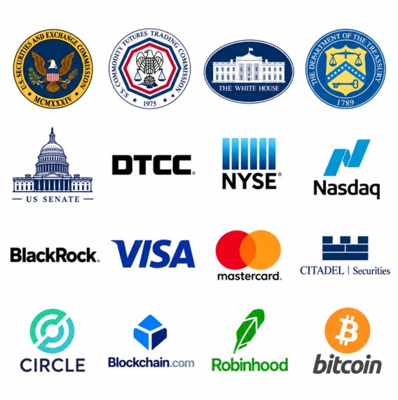 AlgoPear's tweet photo. The US has made it clear: it is NOT going to wait for the CLARITY Act.

The Senate blocked it 49-50.

48 HOURS later, the SEC approved on-chain trading of tokenized US stocks.

Then the CFTC told Wall Street to prepare for MASS TOKENIZATION. https://t.co/OF3qtISIRF