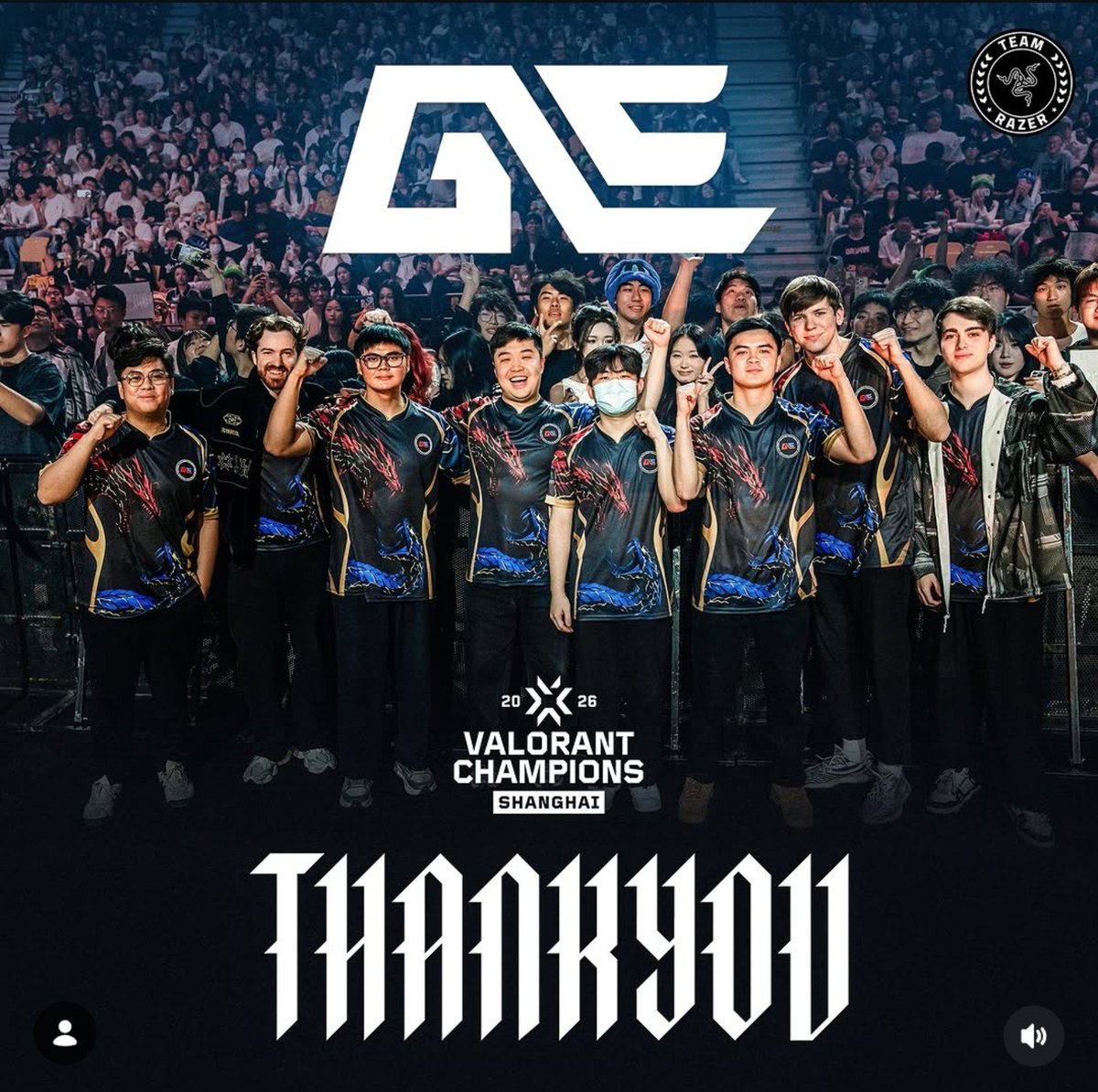serial_waffler's tweet photo. Well fought but tough luck! Not bad for our first ever champs run at all! I hope and pray that the org and the team stay together and go for even more glory and silverware next year! Thank you @GlobalEsportsIn !
#gefighting❤️💙 https://t.co/l8caZLqJC7