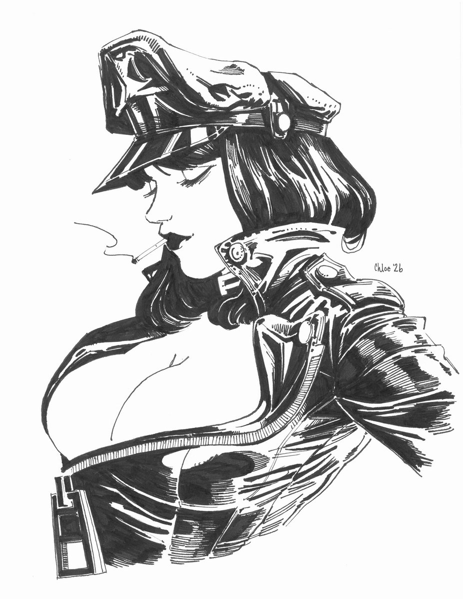 Chloe_in_pink's tweet photo. YOOOO!!! So, I am going to have a lot of cool stuff to sell at NYCC, including comics, prints, and all of my original covers — but I will ALSO have these ten 8.5x11 ink drawings available!! I think they came out really beautifully! Let me know which is your favorite! ☺️ (1/3) https://t.co/MOSGhFFOoa