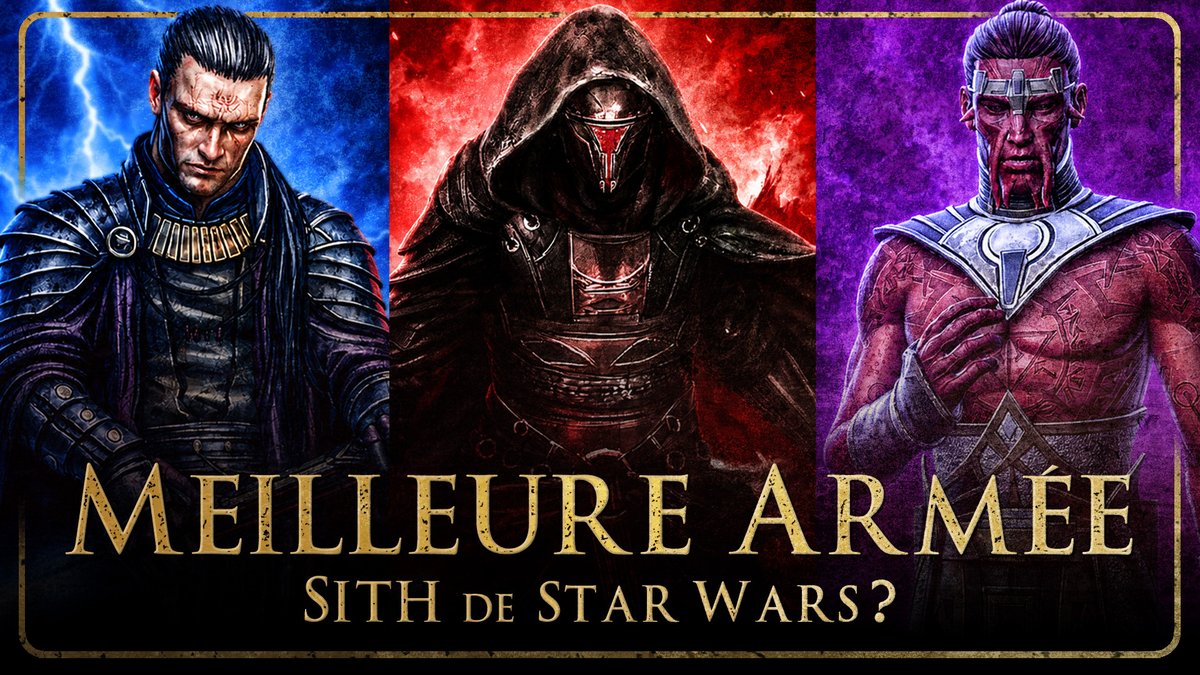 Absolute_FRA's tweet photo. Revan, Exar Kun, Vitiate, Palpatine, on a souvent pu comparer ces personnages, notamment concernant leur puissance, mais qu'en est-il de leur armée ?

Eh bien c'est ce que je vous propose de découvrir et croyez moi, il y'aura des surprises !

⬇️⬇️⬇️ https://t.co/7Az8ji8Pzb