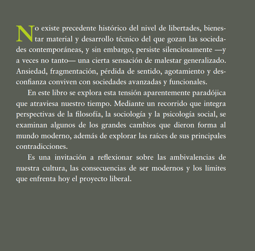 Fjopaso's tweet photo. Emocionado de publicar mi primer libro! Es una invitación a seguir reflexionando sobre las contradicciones de la cultura moderna, además de los desafíos y limitaciones (entre ellas, la de cierto liberalismo) para responder al malestar de nuestro tiempo. https://t.co/xJyty48fja