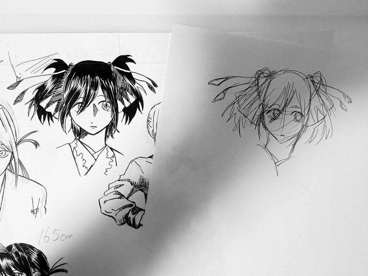 26_aoba's tweet photo. トレース台使って描いてみた
#漫画家志望 https://t.co/XPfFRqqea1