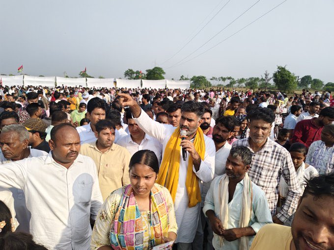 ChangingIndia_'s tweet photo. अतुल प्रधान ने आज गर्दा उड़ा दिया, रिकॉर्ड वोटों से सरधना से एक फिर विधायक बनेंगे। https://t.co/ciSiqwa7AT