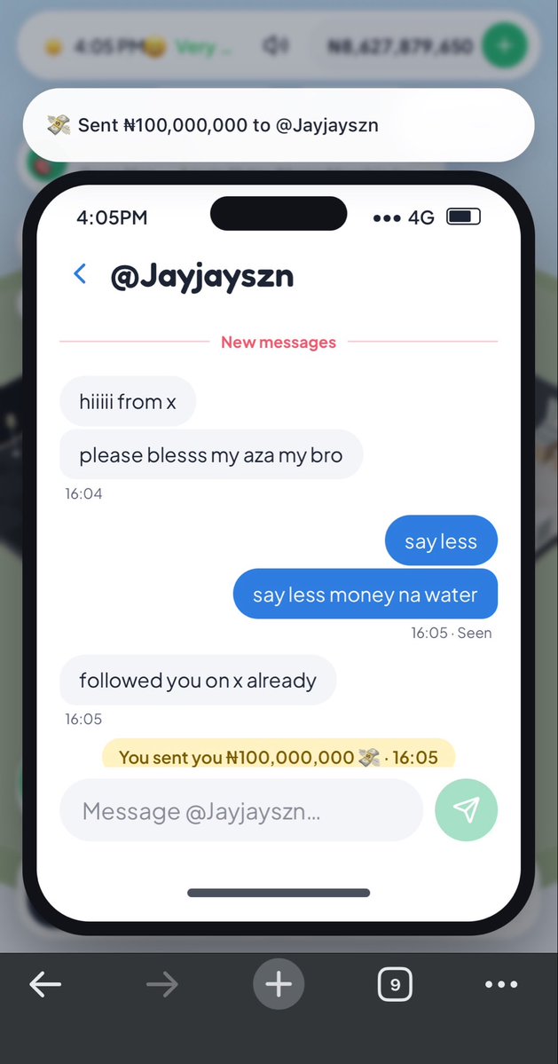 kirattw's tweet photo. money na water 
message me kiraa for giveaway no play https://t.co/wIuT3r9gTF