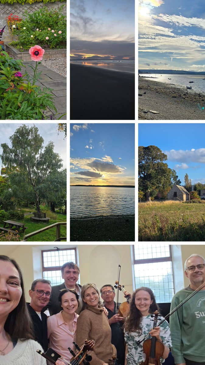 ZoeConwayfiddle's tweet photo. Farewell Scotland, you've been great! 🏴󠁧󠁢󠁳󠁣󠁴󠁿 Findhorn was all epic sea &amp; sky, chocolate box houses, thousands of geese, forest, amazing food, warm people and of course, gorgeous music!! 🎶🎻

#irishfiddle #music #travel #sharing #connections #ilovemyjob https://t.co/YipV5mjuNq