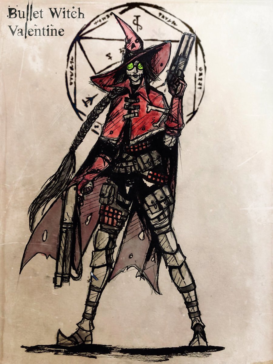 skullman_1's tweet photo. Bullet Witch Valentine! https://t.co/jRXOFzdljN