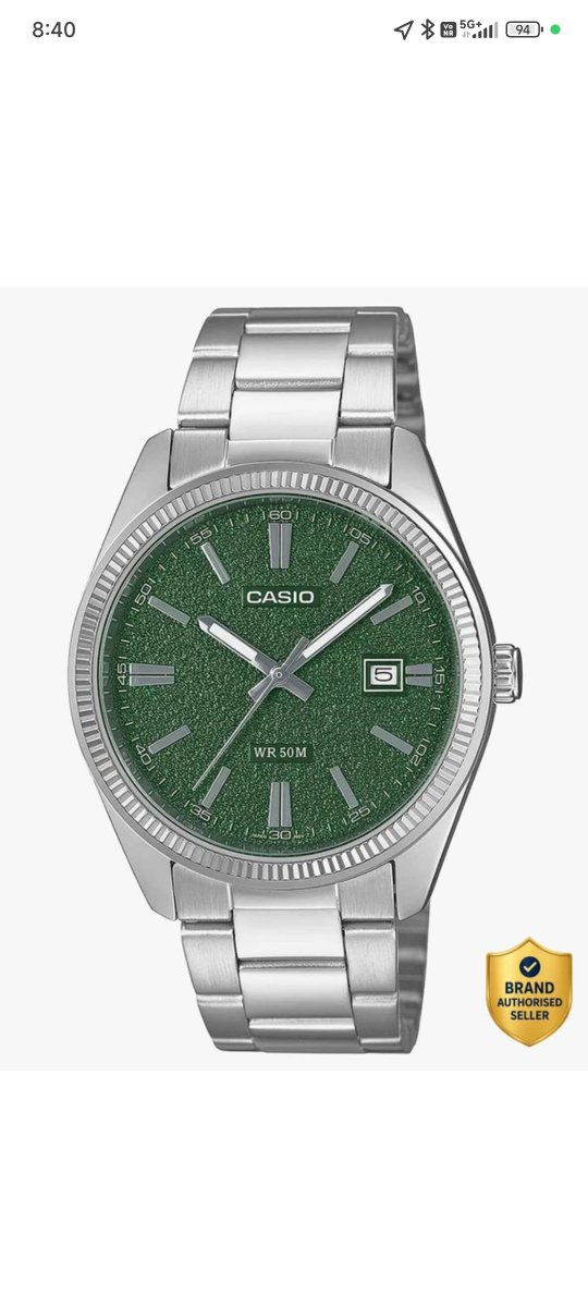 mukeshcreate's tweet photo. Casio MTP-1302DA-3AVDF 💚⌚️
A classic stainless-steel design with a beautiful green dial—simple, elegant, and perfect for everyday wear.
Model: MTP-1302DA-3AVDF
Water Resistance: 50m
Style: Stainless Steel Bracelet
#Casio #CasioWatch #MTP1302 #MTP1302DA3AVDF #GreenDial #MensWatch https://t.co/6EytK68itl