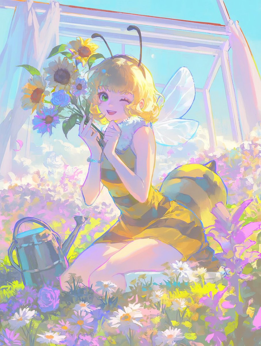 wiselythinker's tweet photo. Girl dressed as a fairy bee in a flower garden. 🧚🐝🌸
https://t.co/SUXZWK27aF
#PixAI #PixAITsubakiV3 @PixAI_Official #AIイラスト #AIart️ https://t.co/STPuPRcpO3