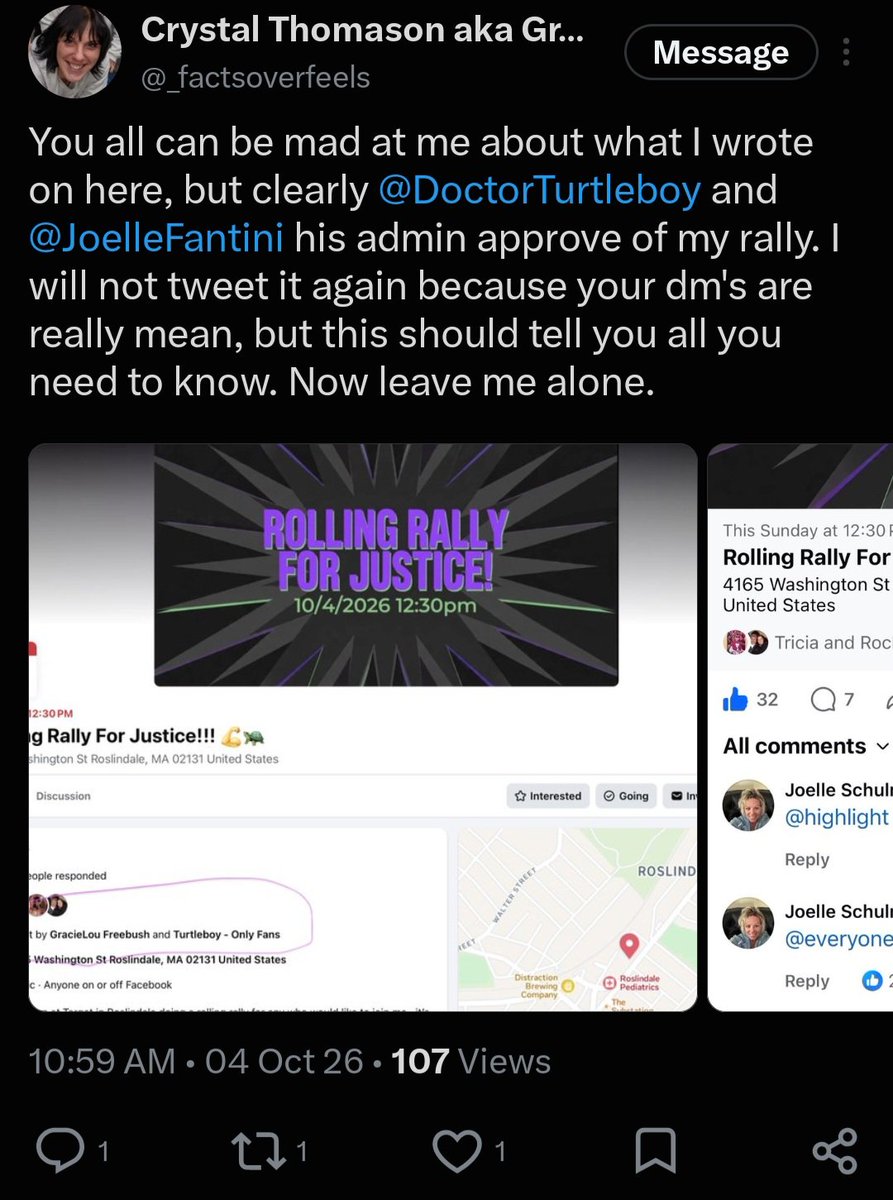 MafiaMasshole's tweet photo. You heard it here first. Accused criminal Aidan Kearney approves of this "Rolling rally" to the homes of named victims in his cases. https://t.co/ajT4fHxFec