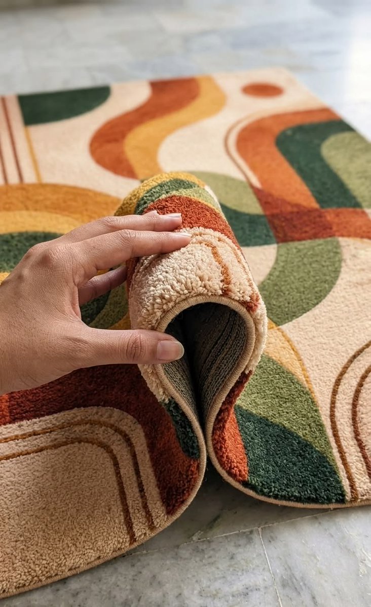 Arthetec's tweet photo. statement rug merges high pile comfort with 70s organic art https://t.co/UJWXAjJvmn