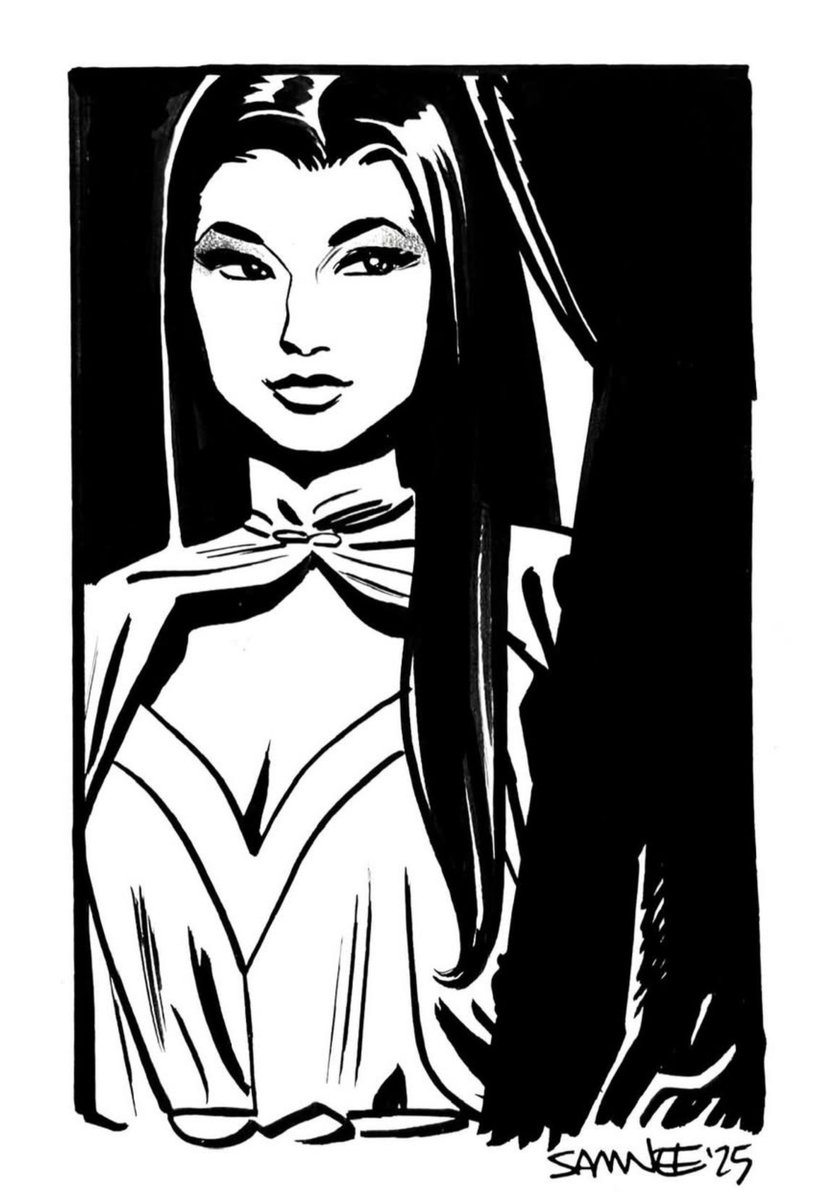 taliasghul's tweet photo. chris samnee pieces featuring talia in honor of #batober https://t.co/NwS7KCklUo