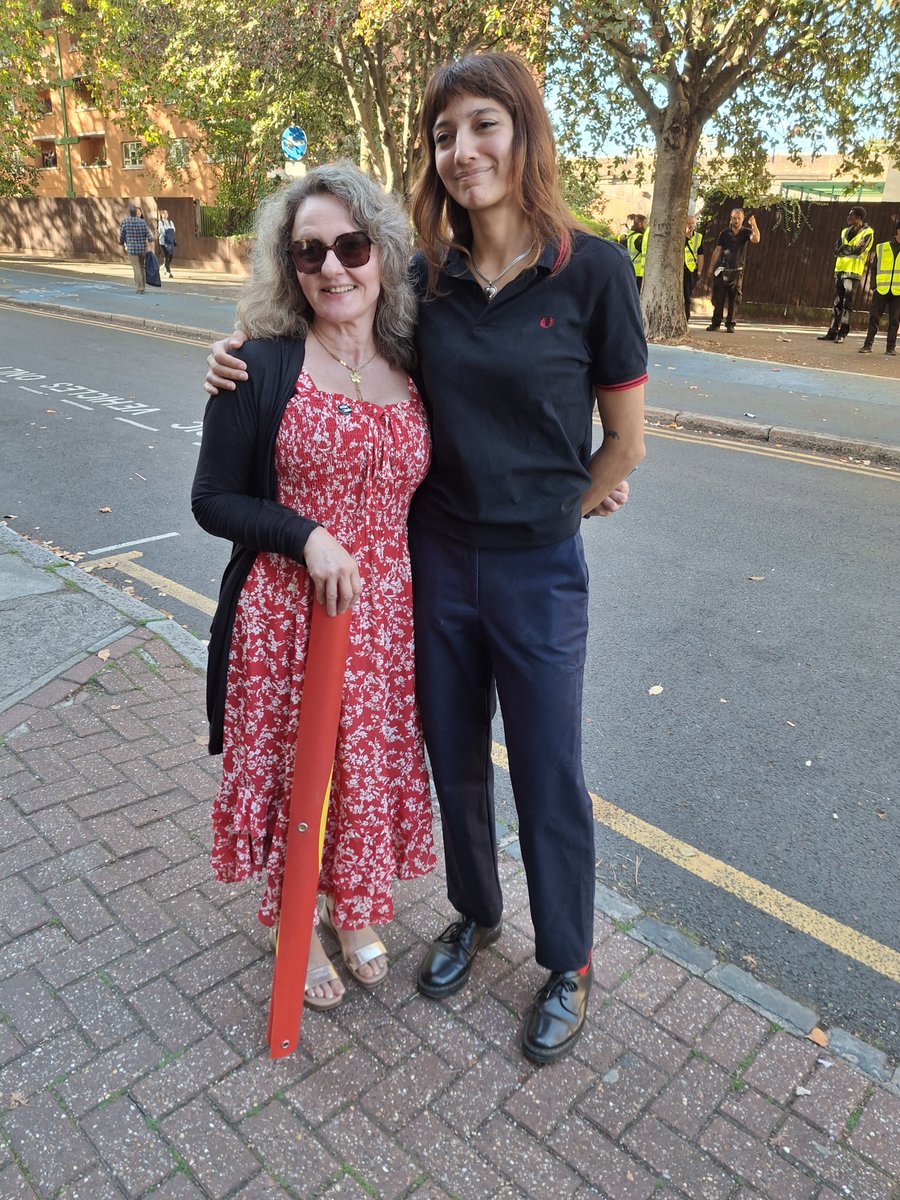 uaf's tweet photo. The brilliant Saffiyah Khan with the equally brilliant @LouiseRawAuthor 

#CableSt90 
@Searchlight_mag @AntiRacismDay https://t.co/QMpuuczdef