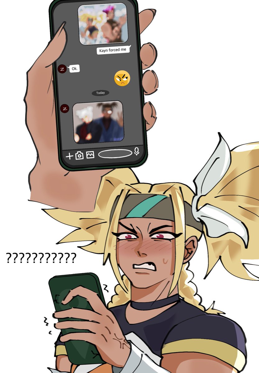 tdwc01's tweet photo. They tryna be supportive🙏 (But Akali doesn't realize) #Shenzed #Akali #Kayn https://t.co/tRqxkYa2xI