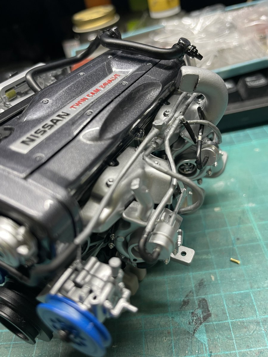 awak264's tweet photo. 週刊　R32 GTR
タービン周りの配管完成 https://t.co/FljvOz7W8t