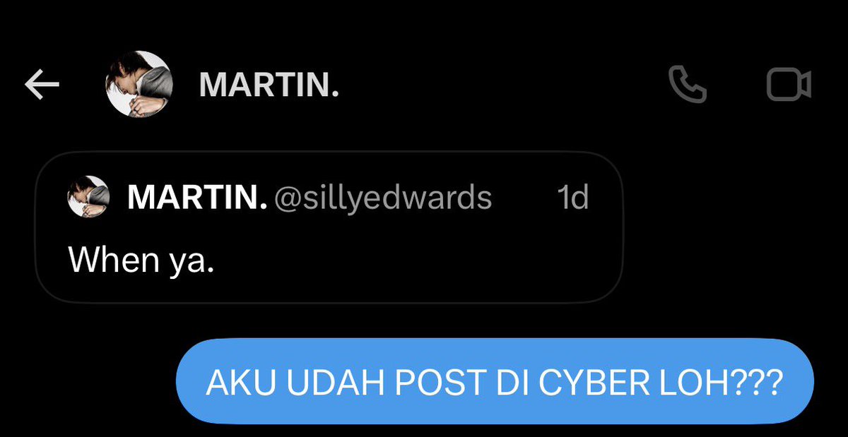 sillyjuun's tweet photo. @ranggasoflirty @sillyedwards @cintaisblushing NGAKAK. Kemaren si Martin yang begini liat postan boyfriend day kalian. 🤣😹😭 https://t.co/jFppVAZQhb