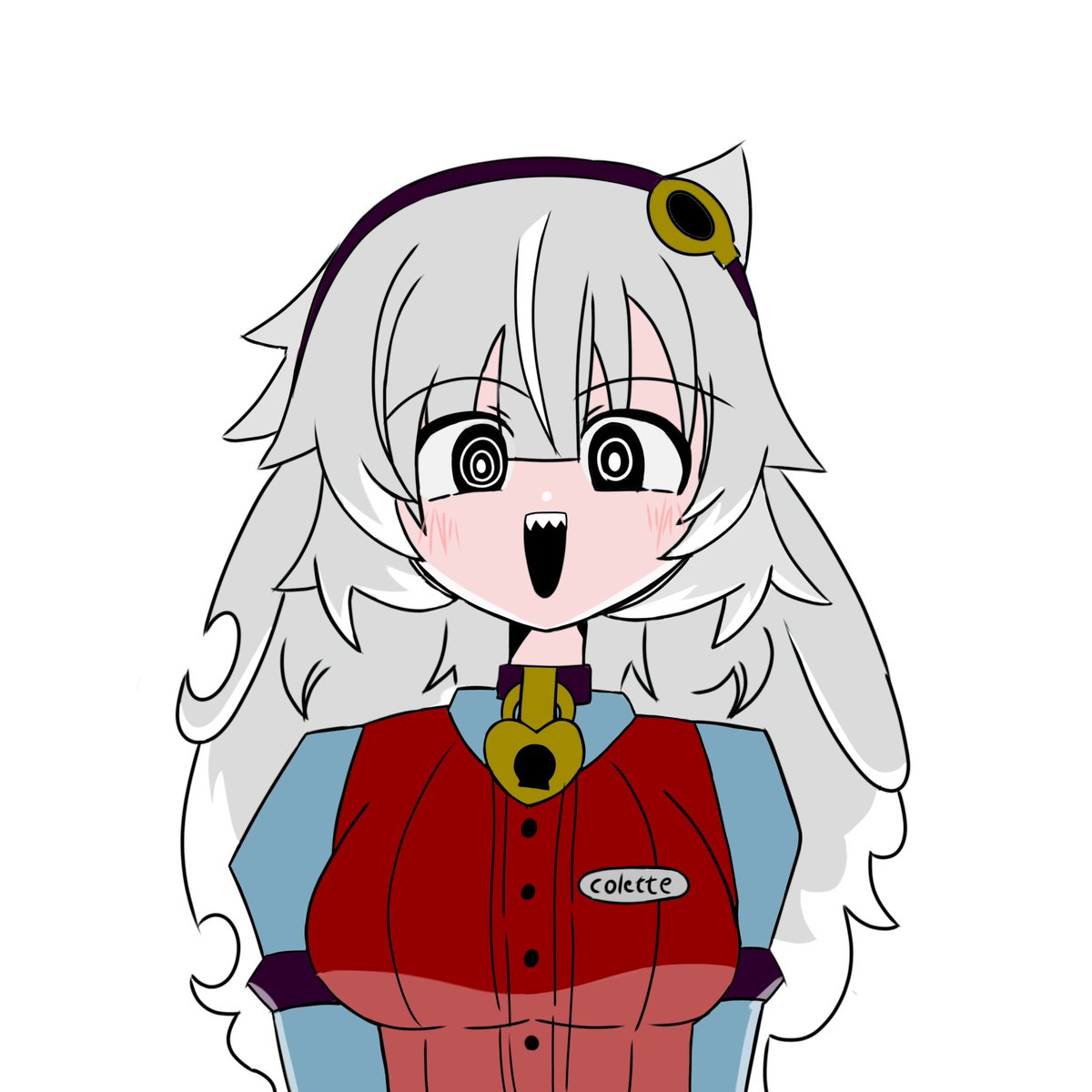 Ayus3ic's tweet photo. #ブロスタ鋭角部
#Brawlstarsart
せっかくなので黒目と髪の毛長くしたやつ描きました https://t.co/rBb6EkB42o