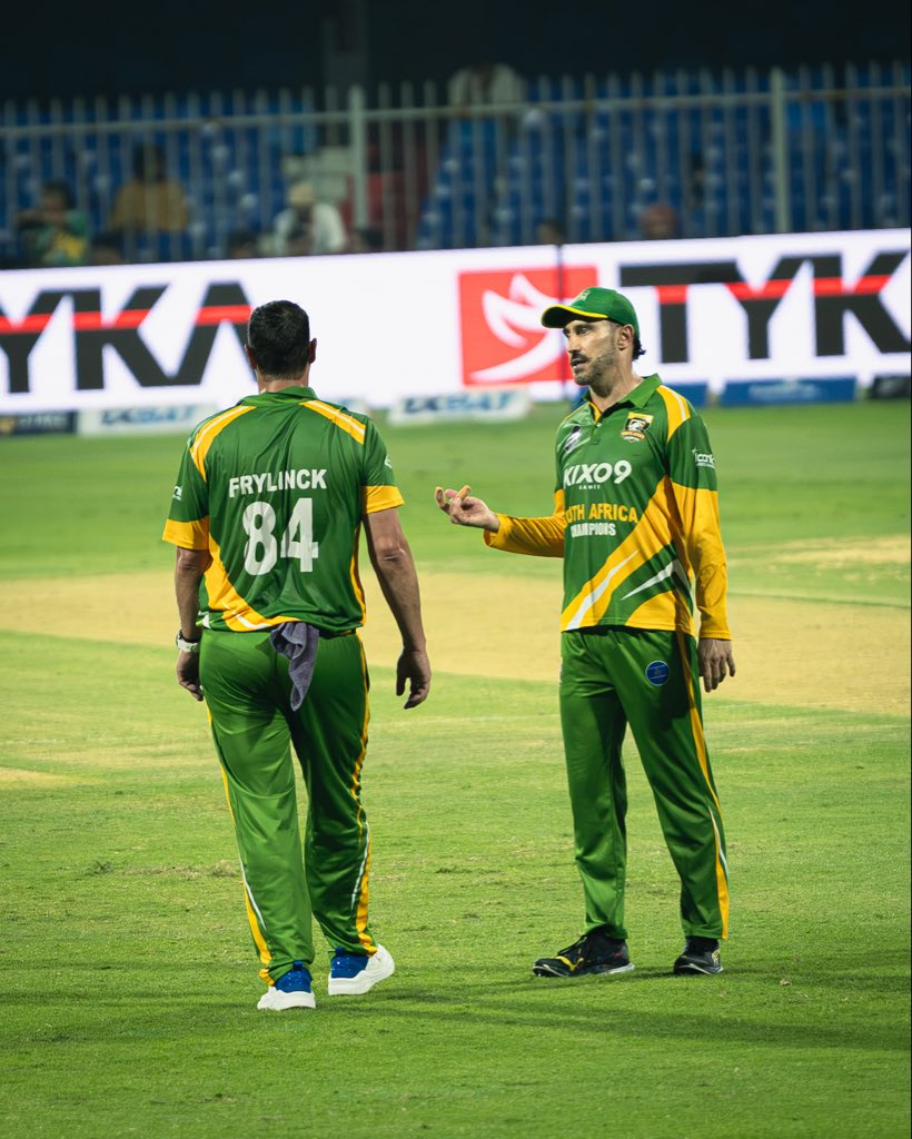 GCSAchampion's tweet photo. An innings dominated by bowlers 🥵

#southafricachampions #gamechangersfzco #wcl2026 https://t.co/catiyeq4Qr