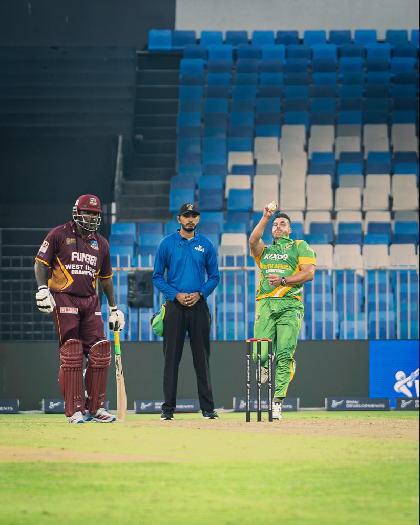 GCSAchampion's tweet photo. An innings dominated by bowlers 🥵

#southafricachampions #gamechangersfzco #wcl2026 https://t.co/catiyeq4Qr