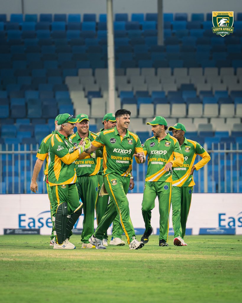 GCSAchampion's tweet photo. An innings dominated by bowlers 🥵

#southafricachampions #gamechangersfzco #wcl2026 https://t.co/catiyeq4Qr