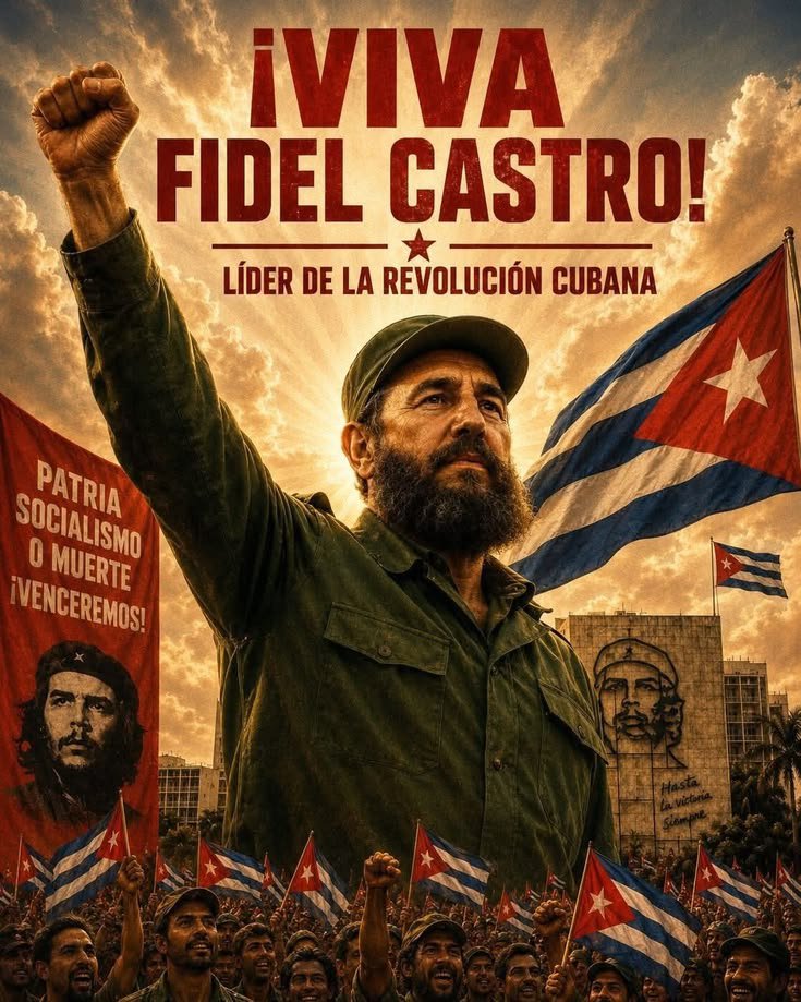 MidialaMar50059's tweet photo. Viva por siempre nuestro comandante Fidel,líder de esta revolución cubana 🇨🇺
#FidelPresenteYFuturo
#HonorYGloriaEterna https://t.co/2xGKPy0zR2