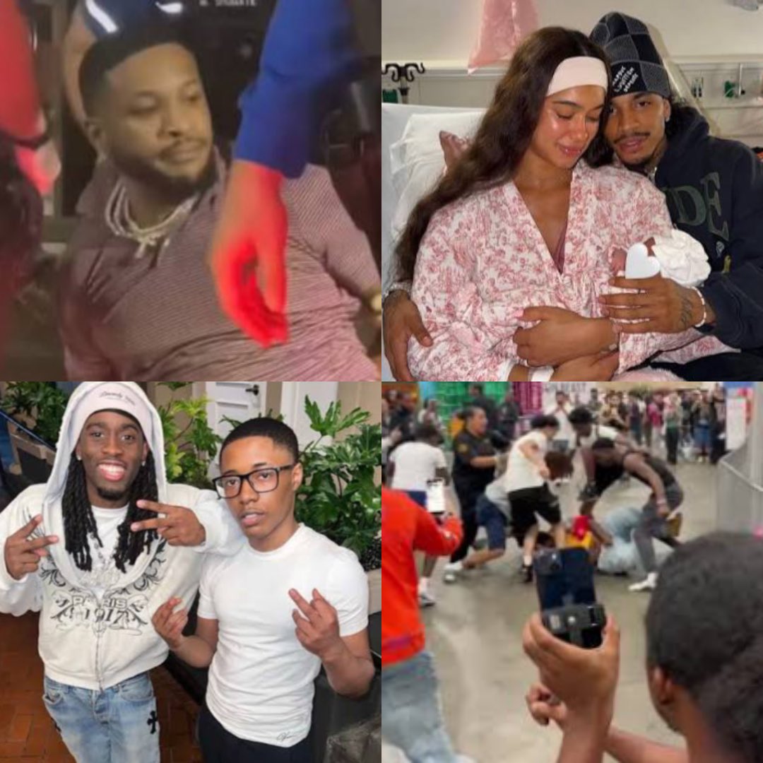 TheCulturePeak's tweet photo. This might have been the CRAZIEST week for streamers 😭

- BenDaDonnn tased &amp; beaten up by cops 
- Lala Baptiste &amp; Jay Cinco broke up after having a baby
- Kai Cenat &amp; Reggie drama with serious allegations 
- Madi, Reem, &amp; Bilzo brawl with BAU affiliates at ComplexCon 
+ more https://t.co/Phpo4ABSUQ