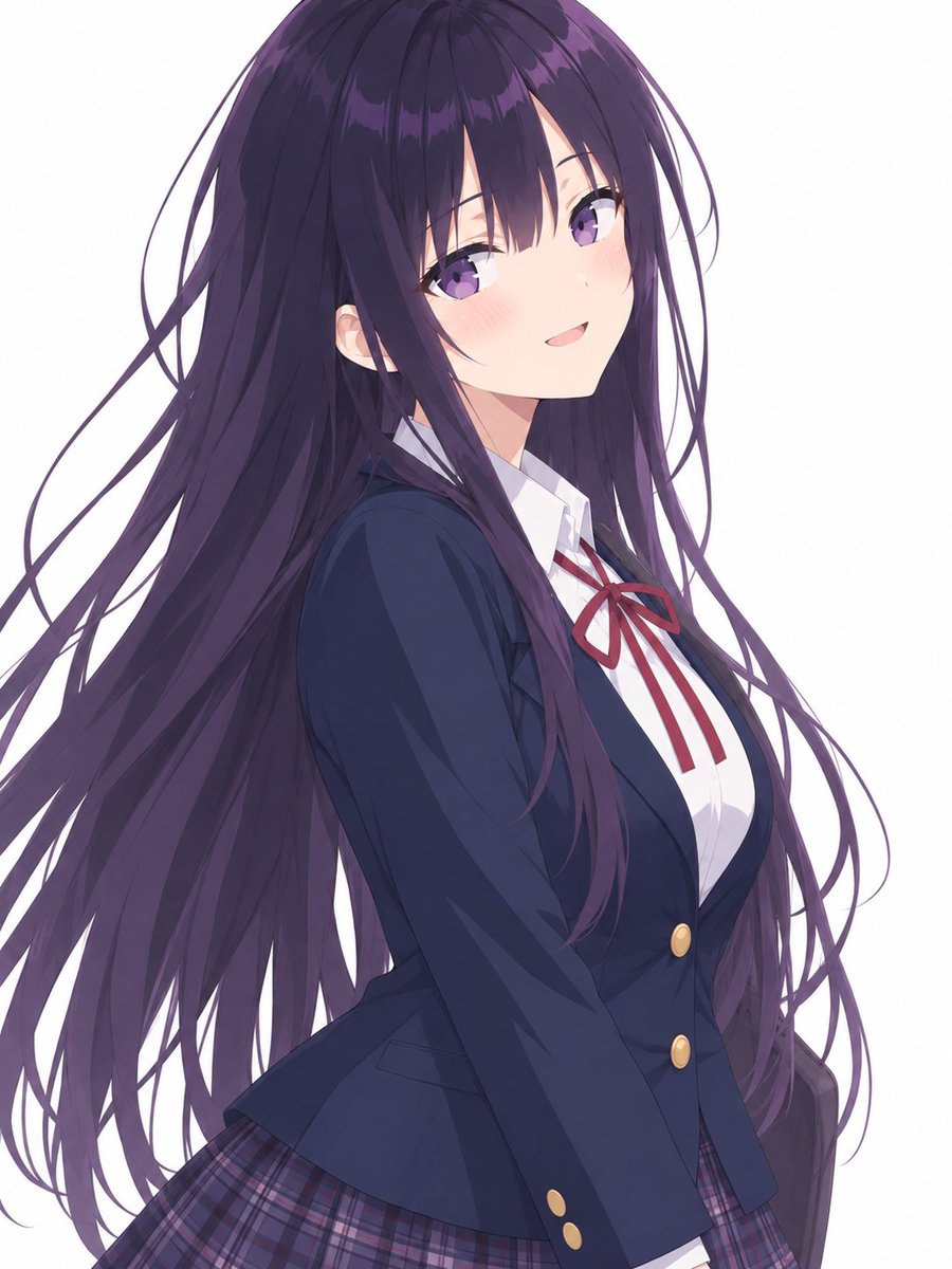 ulhTSF's tweet photo. フラットな塗り方に憧れてチャレンジしてみる
キャラはいつもの荒木剛志さん(女子高生のすがた)
多分脳内では恐ろしくゲスい事を考えています https://t.co/MtC9PjxdCr