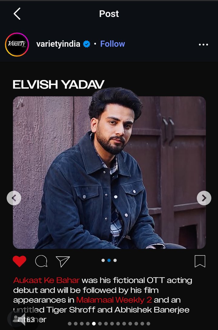 Xerkcics's tweet photo. 🌍🔥 ELVISH YADAV FEATURED BY INTERNATIONAL MEDIA!

@varietyindia has featured Elvish Yadav! 🚀
Go to their Instagram post &amp; comment “ELVISH YADAV” to show your support! 🫡❤️
LET’S MAKE IT LOUD! 🔥
Instagram- https://t.co/yMPswV2juz
#ElvishYadav #ElvishArmy #bollywood https://t.co/4VnUXzEFF6