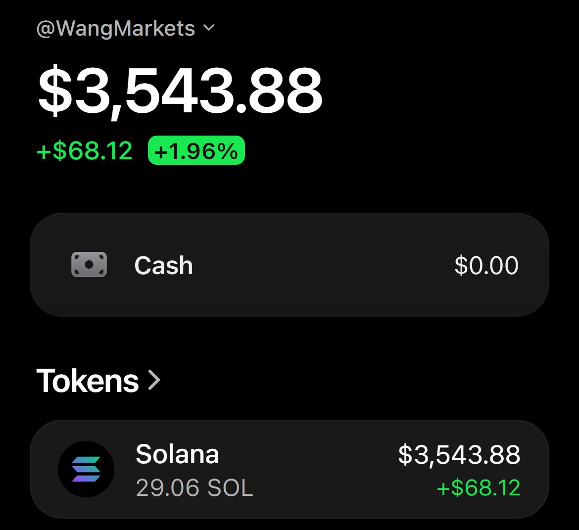WangMarkets's tweet photo. Drop your $SOL address

Must be following me

Check your wallets in 12 hours https://t.co/YpInJ52Xth