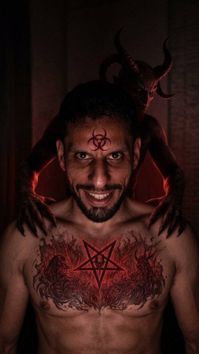 Lucifer22312's tweet photo. Our brother has a great mission: to spread the seed of our lord Satan.
☣️😈 #HailSatan #Demonology #GayMen #PozCommunity #ZoomGay #LGBTQ #DarkAesthetic https://t.co/ShnSnd5c4X