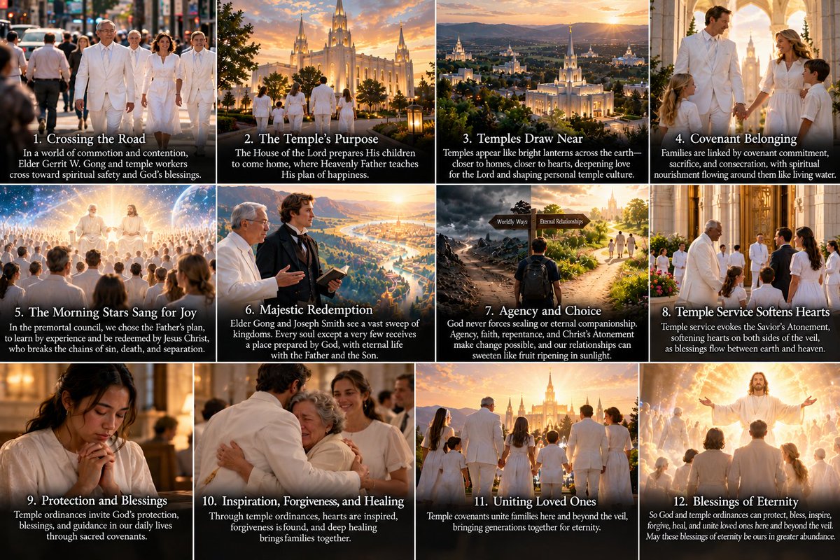 FamilyConf's tweet photo. Who else will never forget #ElderGong’s #generalconference pun: “Why did the temple workers cross the road?”
So that God and temple ordinances could protect, bless, inspire, forgive, heal, and unite loved ones here and beyond the veil. https://t.co/639xasvaNf https://t.co/xDz3fy6ZQi