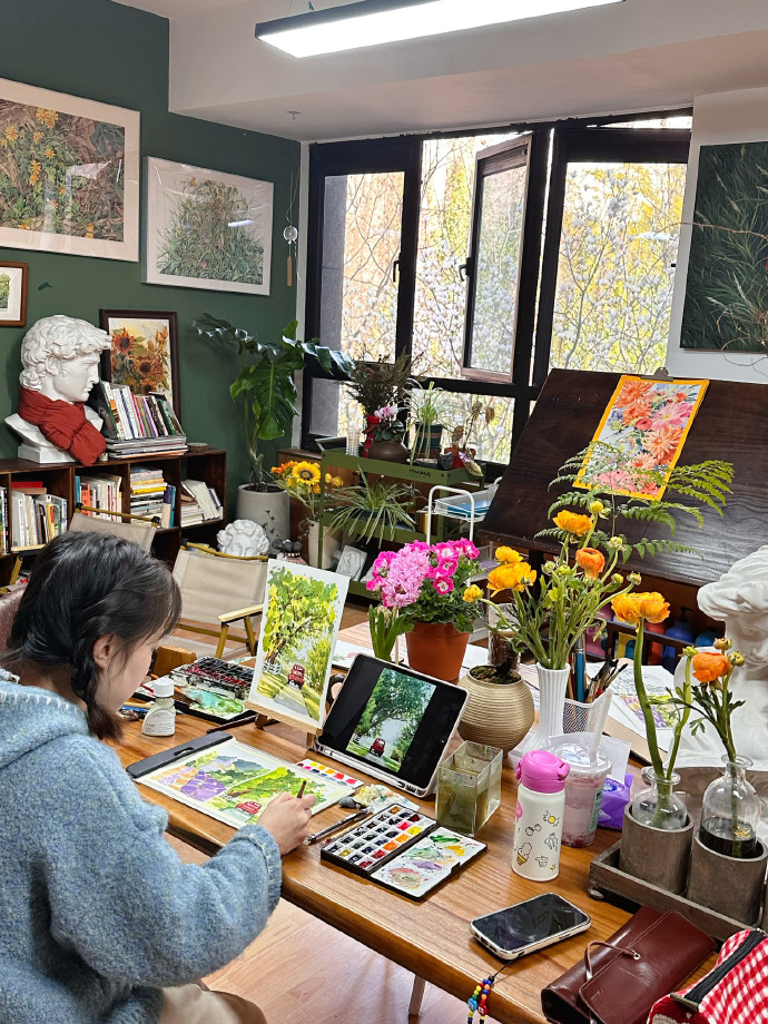 EverleighBpe's tweet photo. Sumérgete en una tarde de arte local, crea tu propia obra y conecta con creadores increíbles — No te pierdas el taller de pintura de este sábado!， https://t.co/pqusZ8EWAc
