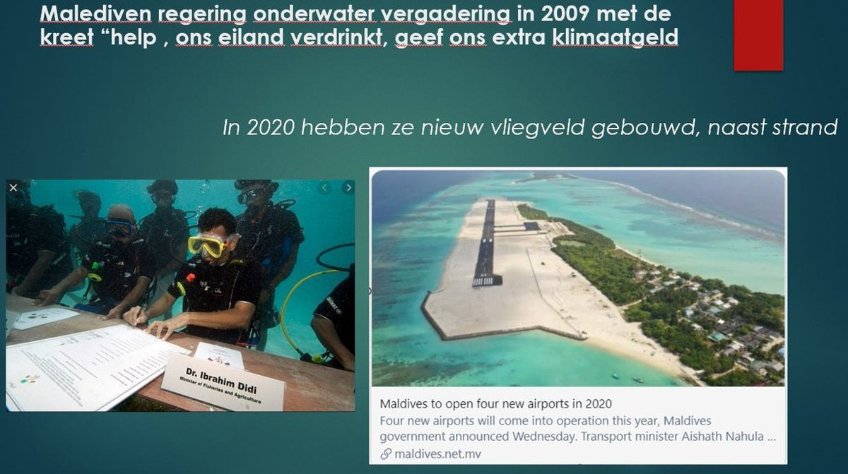 fmeeus1's tweet photo. is het u ook opgevallen dat we niks meer horen over die lieve kleine eilandjes die gingen verdrinken door de meters zee stijging ? Wel in realiteit zijn de meeste stabiel gebleven of groter geworden. Malediven hebben zelfs nieuwe landingsbaan gebouwd NAAST het strand. https://t.co/DzHVsUk0vq