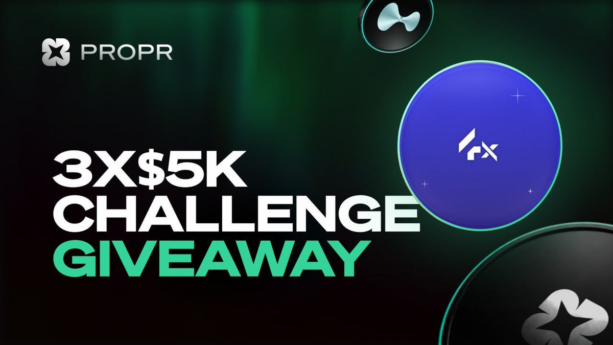 ajaymmxm's tweet photo. 🚨$15K GIVEAWAY 🚨 

🚀3x5K Funded Acc Giveaway with @Proprxyz 🔥
To enter:  

Follow @Proprxyz @ajaymmxm @lucky_4x @chosoxbt 
Like + Retweet 
Use This Link To get Max discount https://t.co/0CSzVh2PcX
 
Winner will be announce on  discord so join https://t.co/1jzjPPohjq https://t.co/IwweAAA4e0