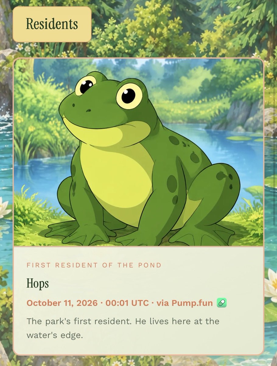 AnuroPark's tweet photo. @GoatGems Watching $HOPZ. First resident of Anuro Park, launches Oct 11, 00:01 UTC
https://t.co/OafY4lCkxF https://t.co/02TC1O4eKT
