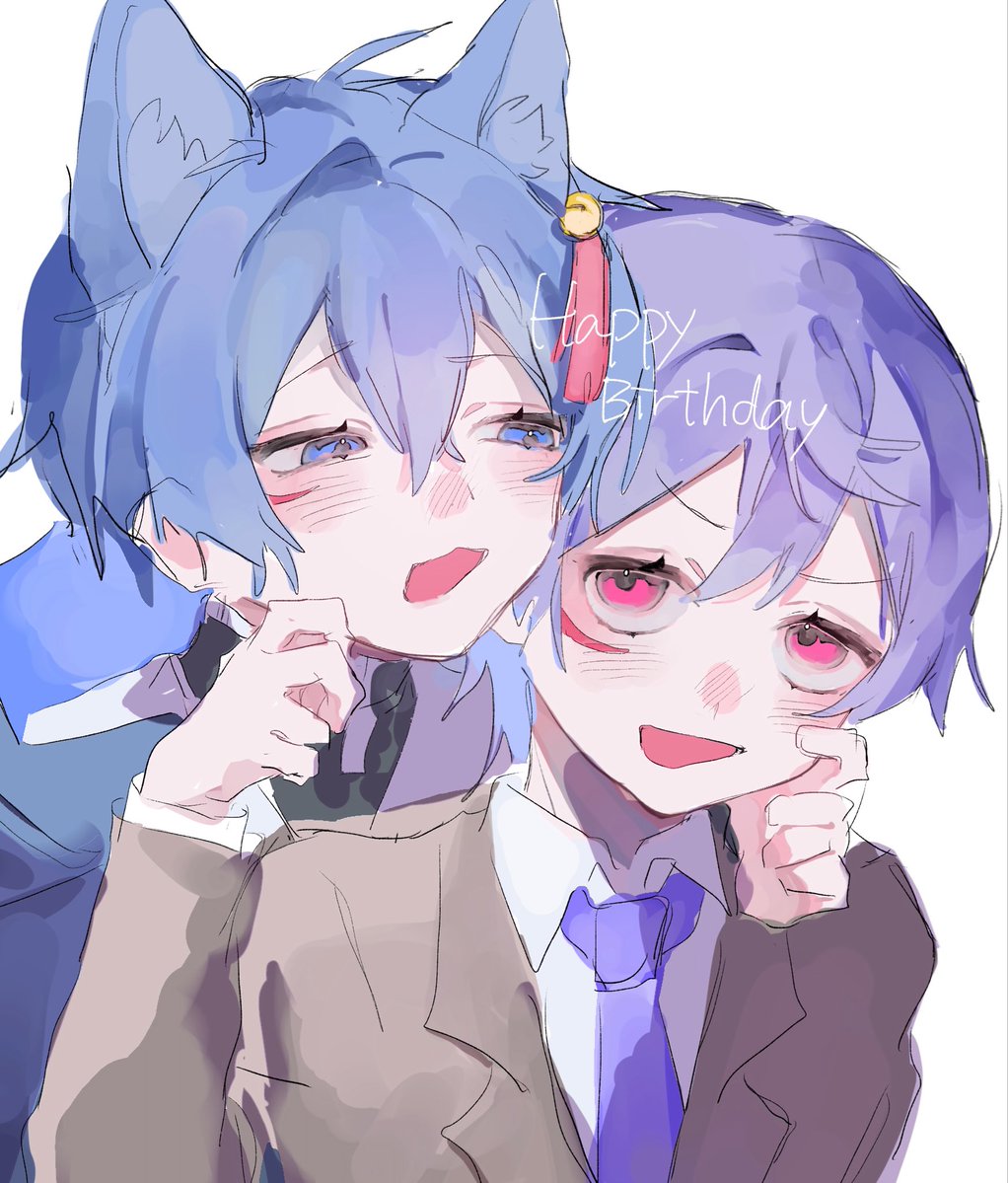 nisui114's tweet photo. お誕生日おめでとうございます！！💙💜
#りする誕生祭2026
 #りすたじお https://t.co/tpzrlw5Qyv