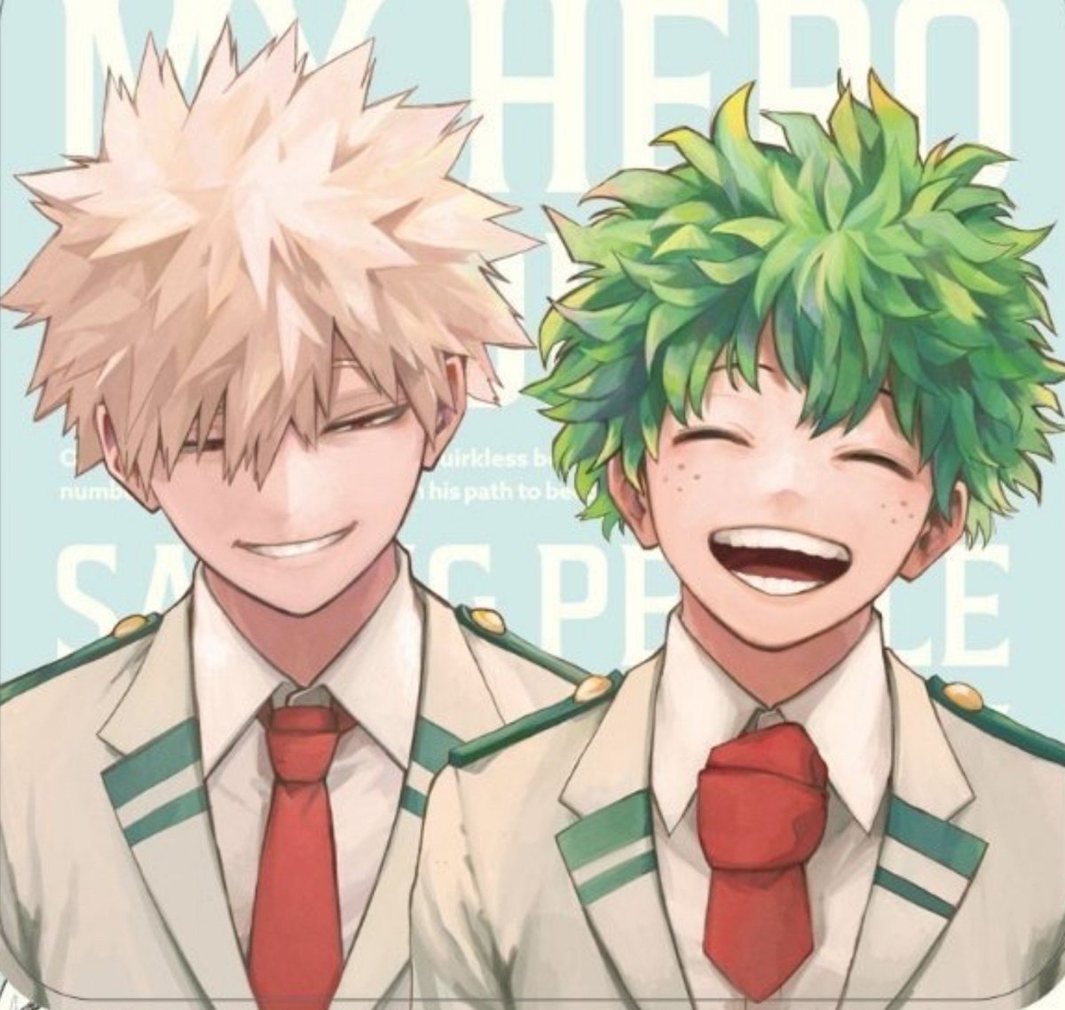 hojjat141yahoo's tweet photo. Cause for bkdk even that has meaning . 
” midoriya couldn't imagine one day standing standing shoulder to shoulder with bakugo ” vs 
 bakugo who wants to stand shoulder to shoulder, next to midoriya .. already was doing it all along without midoriya's realization https://t.co/AA1mWzR8np