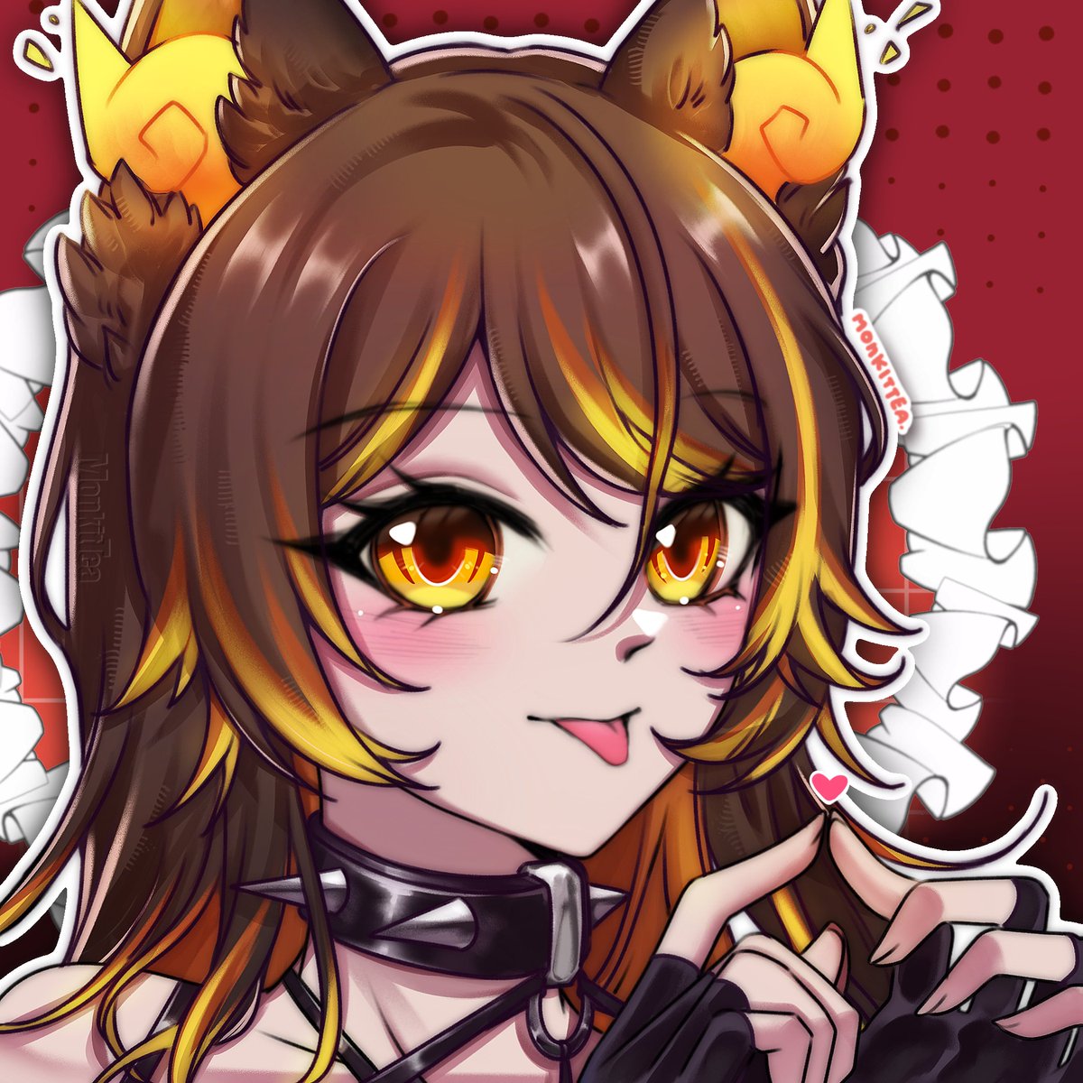 monkittea's tweet photo. I just had to draw her, cause her smile is so cute (>////<) 

#Sinderdoodle https://t.co/0libuBVLM3