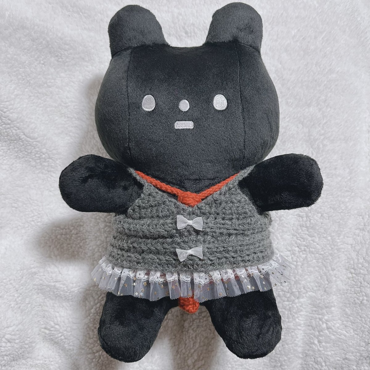 switch_rikka's tweet photo. きっこうちゃんのお洋服作ってあげたよ♡
キャミソールっぽくて可愛いでしょ？ https://t.co/UmsVRI0I3s