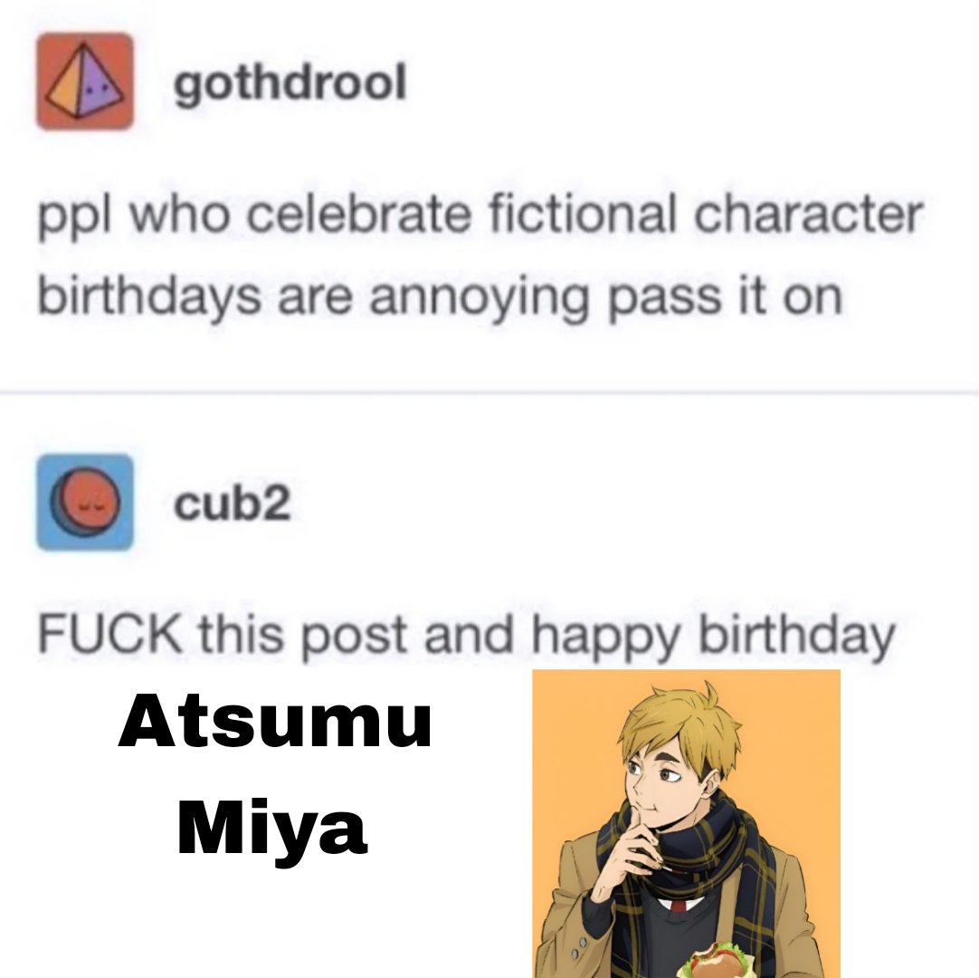 seokssatoru's tweet photo. "atsumu's biggest blessing isn't his physical talent or his mental abilities, it's actually osamu"

HAPPIEST BIRTHDAY MIYAS ����💙
I love u fox twins https://t.co/IsrMxrWF0Q
